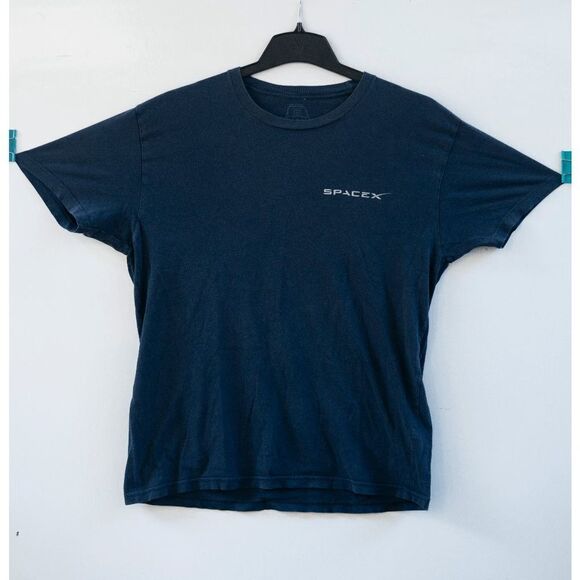 Space X Texas Grasshopper Vertical Takeoff Vertical Landing T-Shirt Blue Size M - Picture 6 of 6
